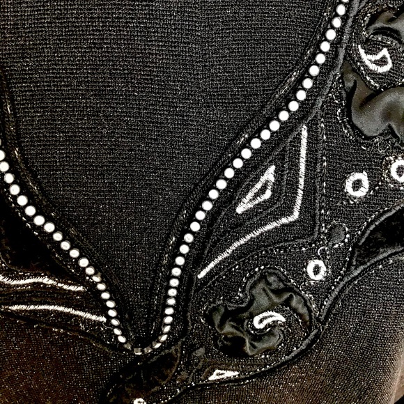 Vintage black sparkle sweater - Picture 5 of 6